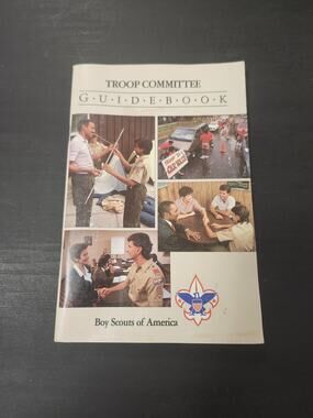 1991 BSA Troop Committee Guidebook Boy Scouts of America No. 34505 2nd Printing